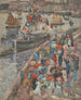 Le Quai Venise - Maurice Prendergast — vy av konstverket