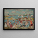 Le Rivage - Maurice Prendergast — inramlat konstverk på väggen