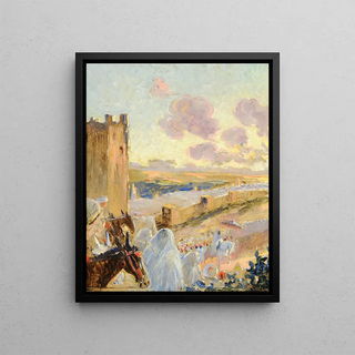 Maurice Romberg de Vaucorbeil - The Sultan Going Out.webp