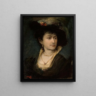 Maurycy Gottlieb - Portrait of Anna artists sister.webp