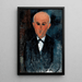 Reproduktion av målningen Max Jacob - Amedeo Modigliani