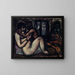 Léda - Max Beckmann — inramlat konstverk på väggen