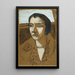 Portrait de Marie Swarzenski - Max Beckmann — inramlat konstverk på väggen
