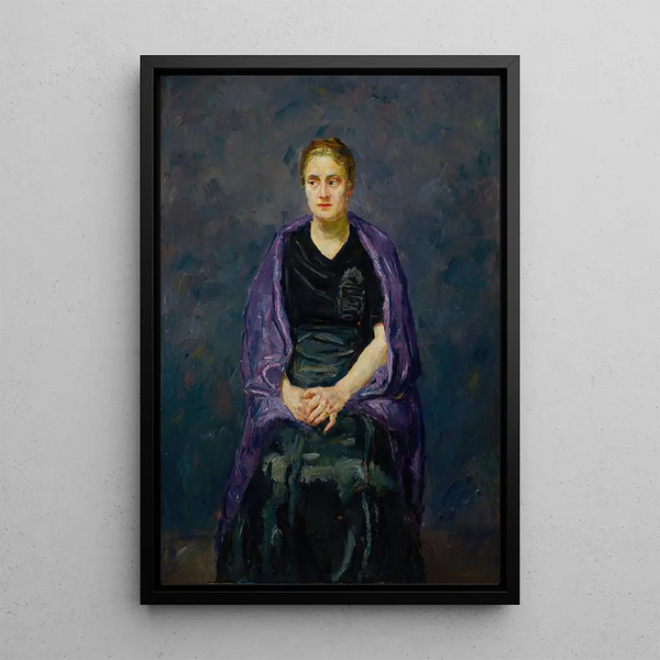 Max Beckmann - Portrait of Mink with Violet Shawl.webp