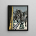Zoo en hiver - Max Beckmann — inramlat konstverk på väggen