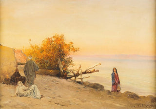 Max Friedrich Rabes - Folk fetching water in Upper Egypt.webp