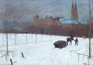 Max Kahrer - Winter landscape at Klosterneuburg.webp