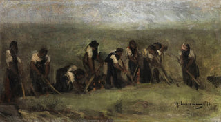 Max Liebermann - Arbeiter im Rbenfeld lstudie.webp