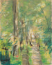Allée de bouleaux dans le jardin de Wannsee - Max Liebermann — vy av konstverket
