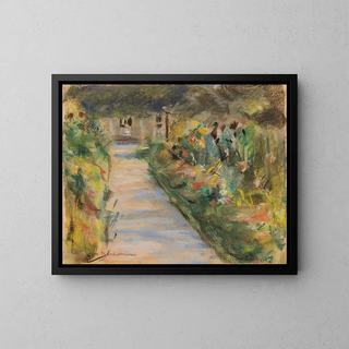 Le jardin potager à Wannsee vers le sud-est - Max Liebermann — inramlat konstverk på väggen