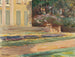 La terrasse de fleurs dans le jardin du Wannsee vers le nord-ouest - Max Liebermann — vy av konstverket