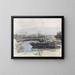 Quai à Hambourg - Max Liebermann — inramlat konstverk på väggen