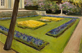 Max Liebermann - Terrace in the Garden near the Wannsee towards Northwest.webp