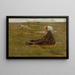 Bergère de chèvres - Max Liebermann — inramlat konstverk på väggen