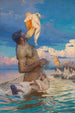 La pêche de Polyphème - Max Pietschmann — vy av konstverket