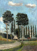 Allée dans la région de Dachau - Max Zettler — vy av konstverket