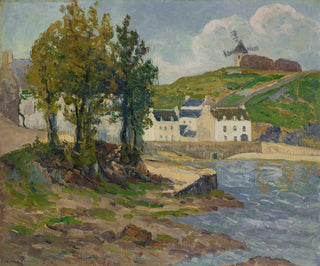 Ciel d'octobre à Trouville - Maxime Maufra — vy av konstverket