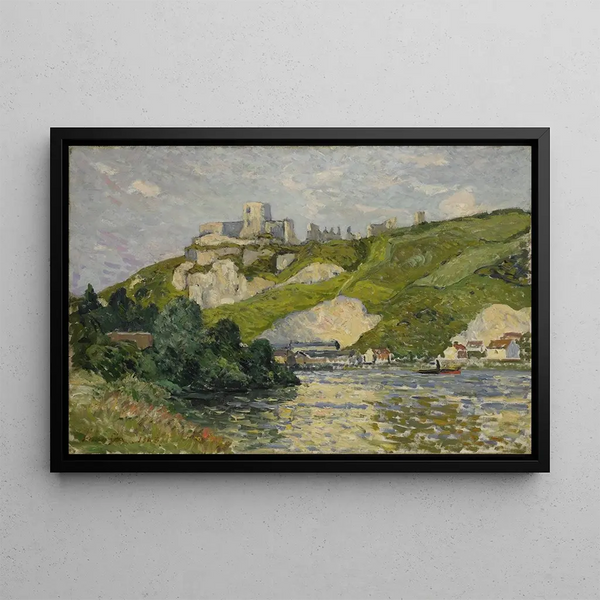 Le Château-Gaillard eftermiddag - Maxime Maufra — inramlat konstverk på väggen