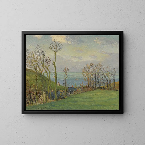 Le Vallon de Vaucottes-sur-Mer - Maxime Maufra — inramlat konstverk på väggen