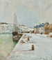 snölandskap - Maxime Maufra — vy av konstverket