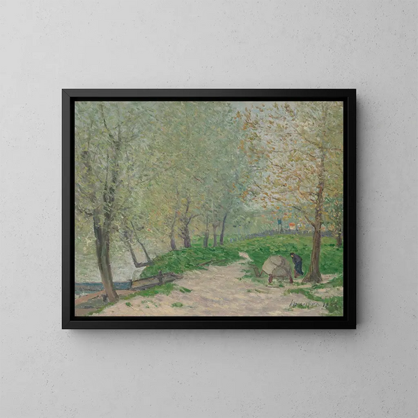 Vår i Champigny-sur-Marne - Maxime Maufra — inramlat konstverk på väggen