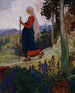 La promenade de Marie dans les montagnes - Maximilian Liebenwein — vy av konstverket