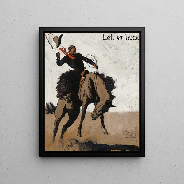 Maynard Dixon - Let er Buck Pendleton Round Up.webp