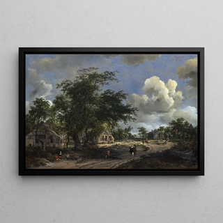 Meindert Hobbema - A View on a High Road.webp