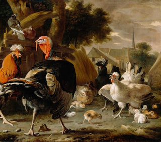 Melchior dHondecoeter - Poultry Yard.webp