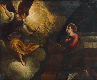 L'Annonciation - Melchiorre Galluzzi — vy av konstverket