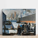 Reproduktion av målningen Men of the Docks - George Bellows