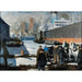 Reproduktion av målningen Men of the Docks - George Bellows