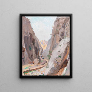 Menci Clement Crni - View of the Mountains Near Zadar.webp