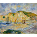 Reproduktion av målningen Mer och klippor - Pierre-Auguste Renoir