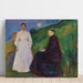 Reproduktion av målningen Mor och dotter - Edvard Munch