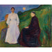 Reproduktion av målningen Mor och dotter - Edvard Munch