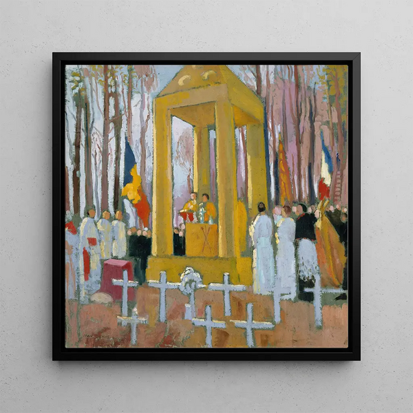 Messe devant la tombe d'Ernest Psichari - Maurice Denis