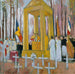 Messe framför Ernest Psicharis grav - Maurice Denis — visat i en interiör