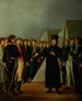 Révérend Józef Jakubowski vid lägret vid Kościuszko nära Warszawa 1794 - Michał Stachowicz — vy av konstverket
