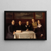Julafton 1900 - Michael Ancher — inramlat konstverk på väggen