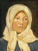 En ung flicka från Skagen med turban - Michael Ancher — vy av konstverket