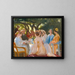 Le déjeuner des acteurs à Skagen - Michael Ancher — inramlat konstverk på väggen