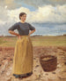 Ung Flicka - Michael Ancher — vy av konstverket