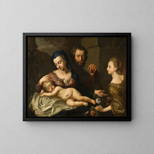 La Sainte Famille - Michael Dahl — inramlat konstverk på väggen