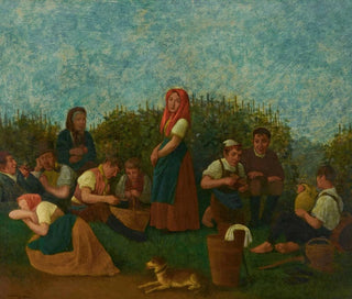 Repos dans le vignoble de la famille Schreiber - Michael Neder — vy av konstverket