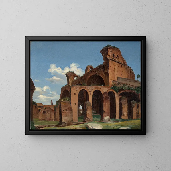 La basilique de Constantin à Rome - Michael Neher — inramlat konstverk på väggen
