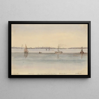 Michael Seymour - 1846 July 30 to New York from Raritan River.webp