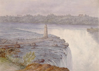 Michael Seymour - Grand Falls at Niagara from near the observatory Goat Island July 22 1846.webp
