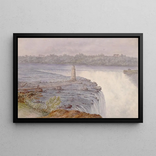 Michael Seymour - Grand Falls at Niagara from near the observatory Goat Island July 22 1846.webp