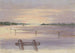 Quitter French Town tête de la baie de Chesapeake route vers Baltimore 26 juillet 1846 Elk River - Michael Seymour — vy av konstverket